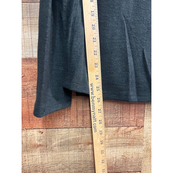 Bobeau Womens Cowl Neck Long Sleeve Top L Rayon/Polyester Black - Picture 3 of 6